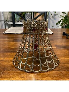 Bath and Body Works Halloween Jeweled Spider single wick candleholder